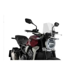 PUIG CUPOLINO NAKED NEW GENERATION SPORT PER HONDA CB650R NEO SPORTS CAFE 19-23 TRASPARENTE