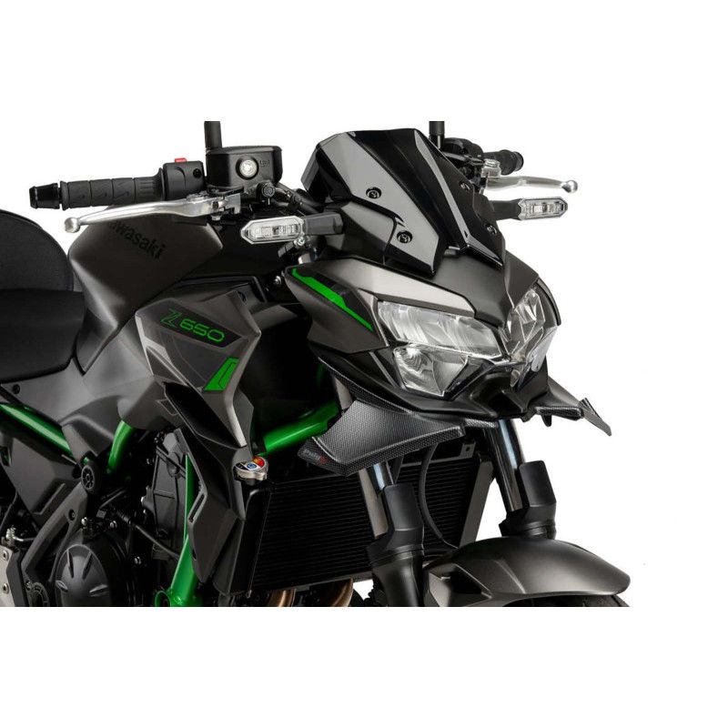 puig spoiler anteriore downforce naked kawasaki z650 2025 carbon look