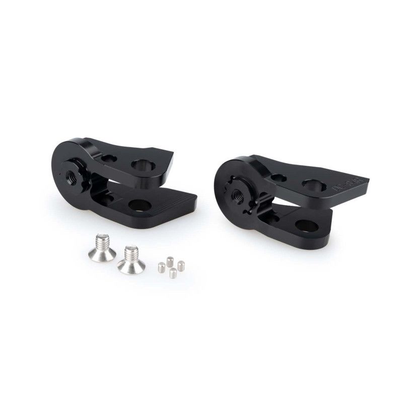 Adaptateurs de repose-pieds reglables Puig pour Honda NT1100 2025, noir