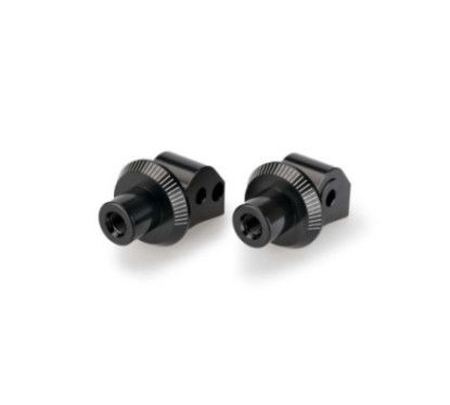Adaptateurs de repose-pieds passager fixes Puig pour Honda NT1100 2025, noir