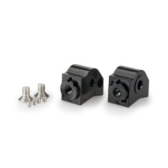 Adaptadores de reposapies de pasajero ajustables Puig para Honda NT1100 2025 en negro