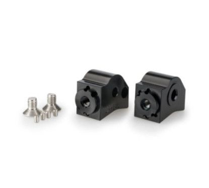 Puig verstellbare Beifahrerfussrastenadapter Honda NT1100 2025 schwarz