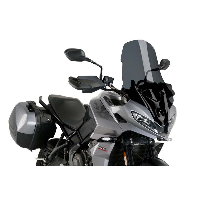 Cupula Puig Touring para Triumph Tiger 660 Sport 2025 ahumado oscuro