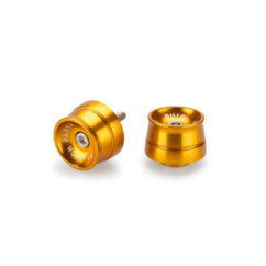 Embouts de guidon Puig mod. speed pour Aprilia RS 660 2025, couleur or