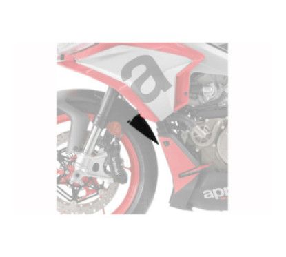 Extension de garde-boue avant Puig pour Aprilia RS 660 2025, noir mat