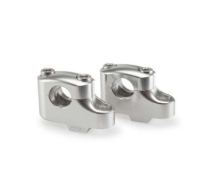 Rehausseurs de guidon Puig pour Honda NC750X 2025, argent 21750P