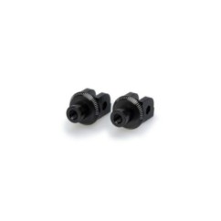 PUIG FOOTPEG ADAPTERS FIXED DRIVER BMW R NINE T 14-16 BLACK