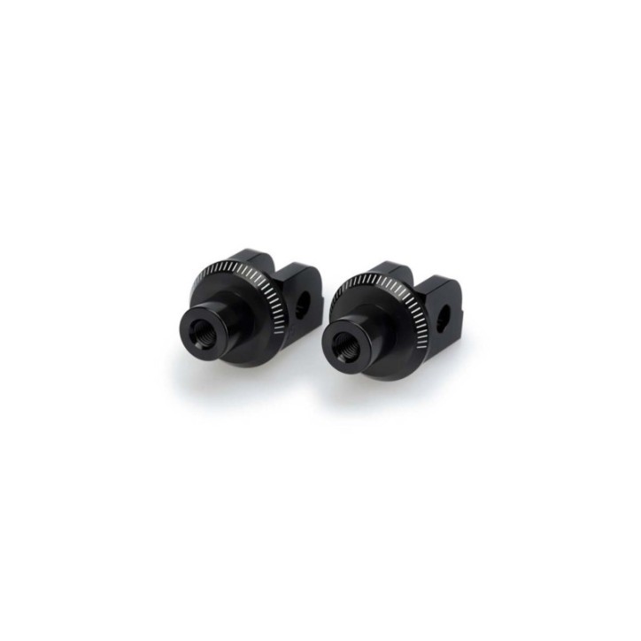 PUIG FOOTPEG ADAPTERS FIXED DRIVER BMW R NINE T 14-16 BLACK