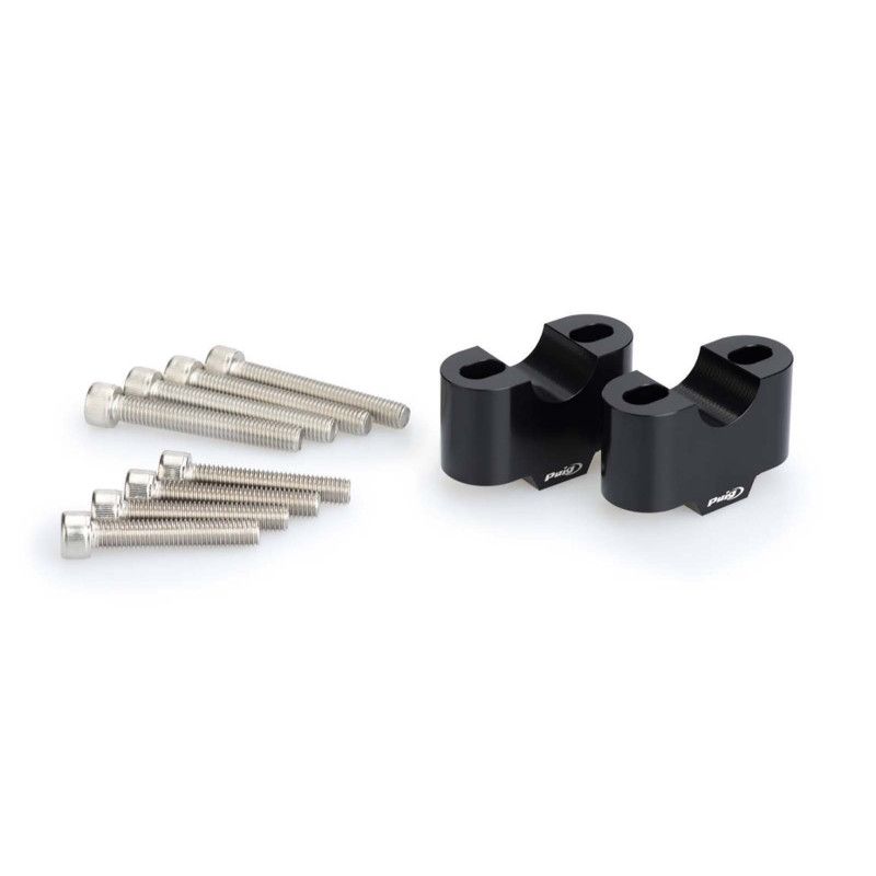 Elevadores Puig para manillar Honda CB750 Hornet 2025 negro 3672N
