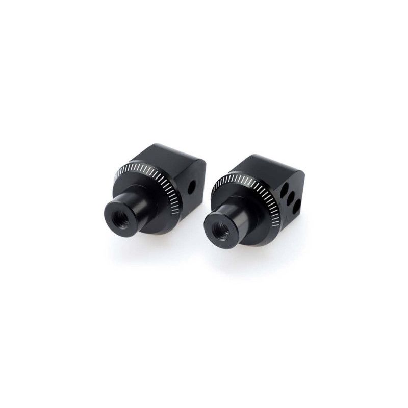 Puig feste Beifahrerfussrastenadapter Kawasaki Z650 2025 schwarz