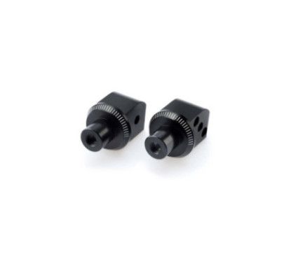 Puig feste Beifahrerfussrastenadapter Kawasaki Z650 2025 schwarz