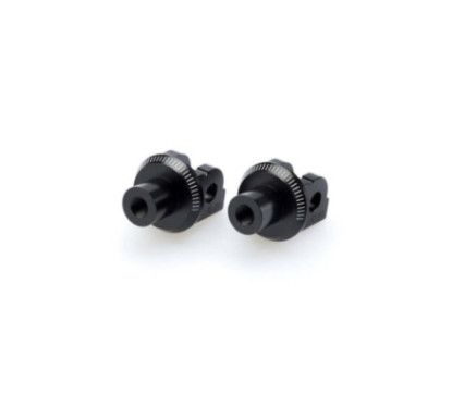 Adaptateurs de repose-pieds fixes Puig pour BMW M1000 R 2025, noir