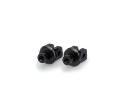 Adaptateurs de repose-pieds fixes Puig pour BMW F900 R 2025, noir