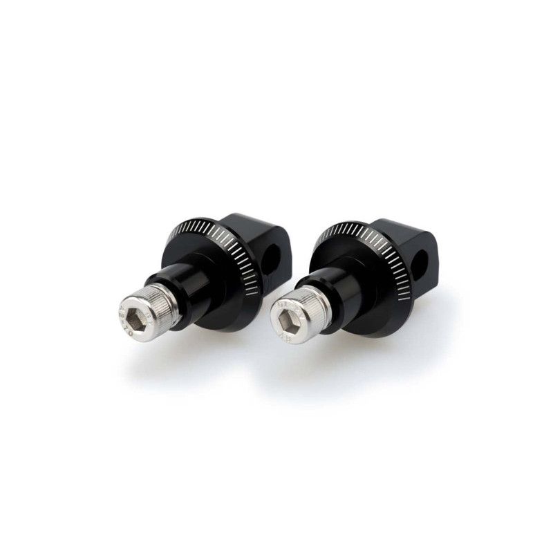 puig fixed passenger pegs adapters suzuki gsx s1000 2025 black