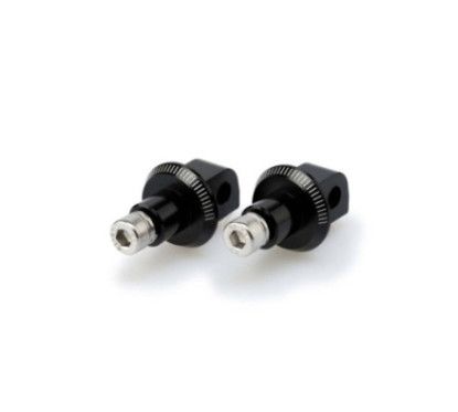 puig fixed passenger pegs adapters suzuki gsx s1000 2025 black