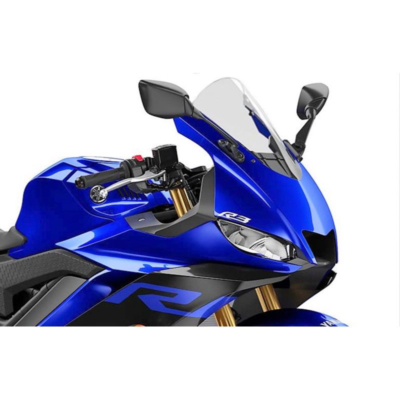Pare-brise Racingbike HP pour Yamaha YZF R3 2025, transparent