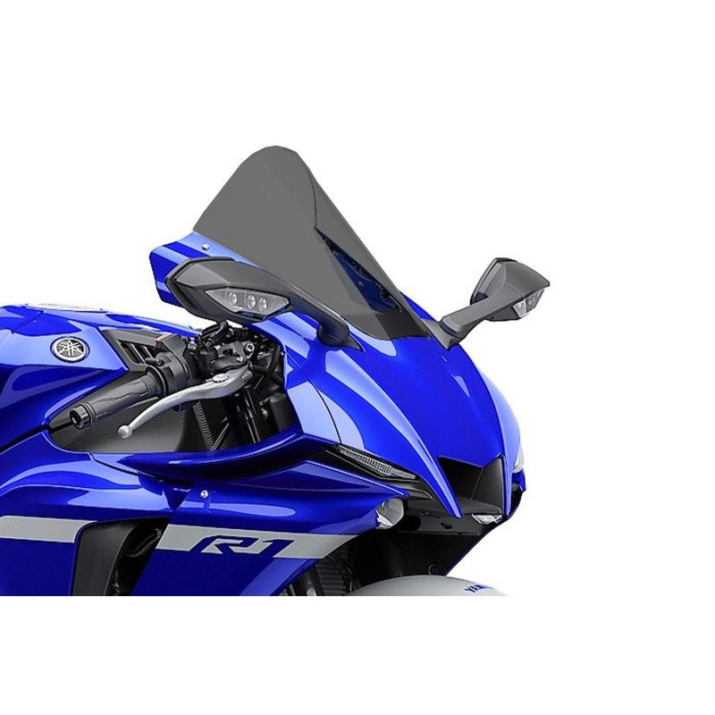 racingbike racing hp windshield for yamaha yzf r1/r1m 2025 dark smoke