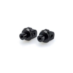 Adaptateurs Puig pour repose-pieds fixes pour Triumph Tiger 660 Sport 22/25, noir