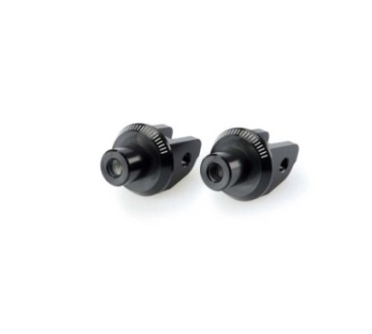 Adaptateurs de repose-pieds passager fixes Puig pour Ducati Monster 1200 R 16-20, noir
