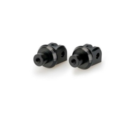 Adaptateurs Puig pour repose-pieds fixes Indian FTR 1200 R Carbon 23/25 Noir