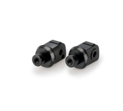 Adaptateurs de repose-pieds passager fixes Puig pour Honda Forza 750 21/24, noir