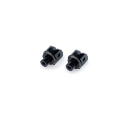 puig fixed rider pegs adapters for bmw k1300 r 09 16 black