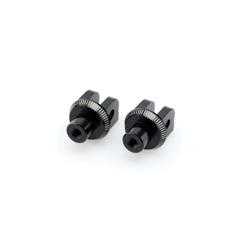 puig fixed driver pegs adapters for honda crossrunner 11 14 black