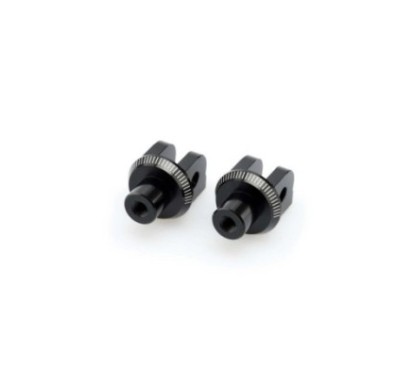 Adaptateurs de repose-pieds fixes Puig pour Honda Crossrunner 11/14, noirs