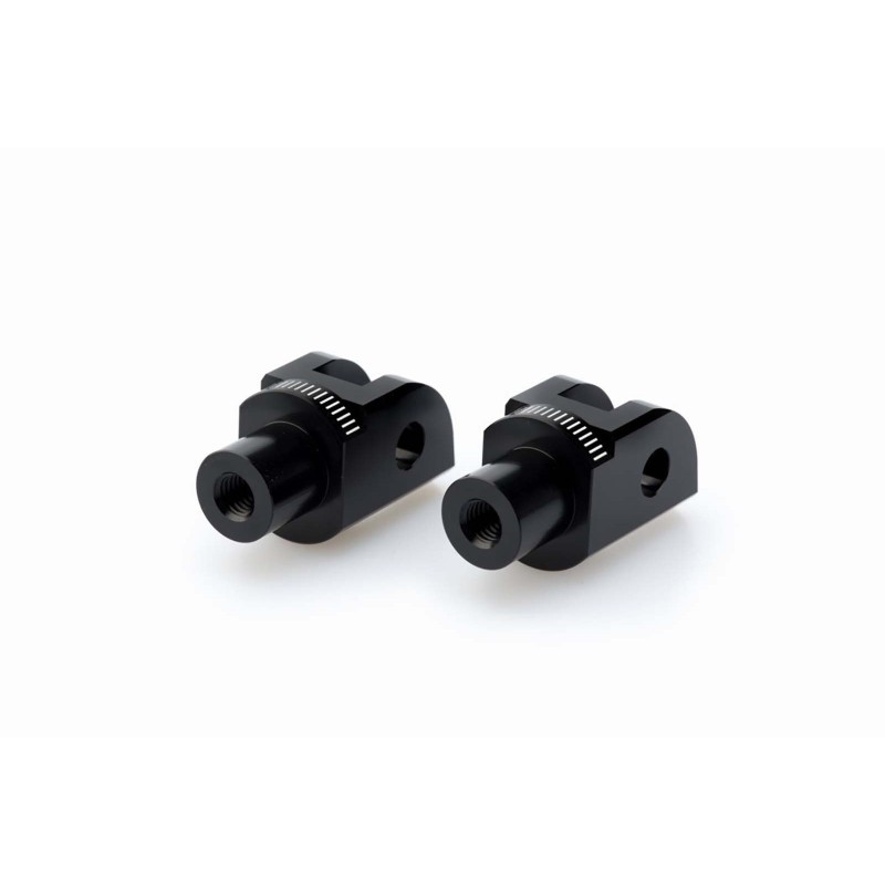 Adaptateurs de repose-pieds fixes Puig pour KTM 1290 GT Superduke 19/24, noir