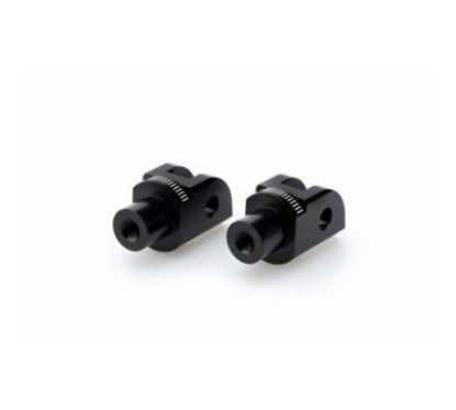 puig fixed rider pegs adapters for ktm 1290 gt superduke 19 24 black