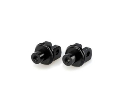 Adaptateurs Puig pour repose-pieds fixes BMW G310 R 16/25, noir