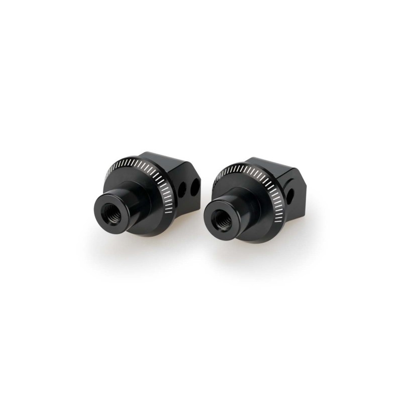 Adaptateurs Puig Pogg pour passager fixe Honda CRF1100L Adventure Sports Africa Twin 20/25 Noir