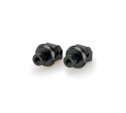 Adaptateurs Puig Pogg pour passager fixe Honda CRF1100L Adventure Sports Africa Twin 20/25 Noir
