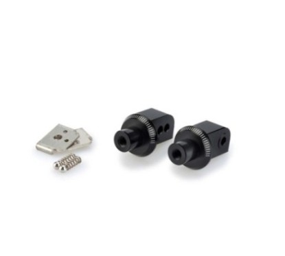 puig fixed passenger pegs adapters for yamaha xv950 r 14 20 black