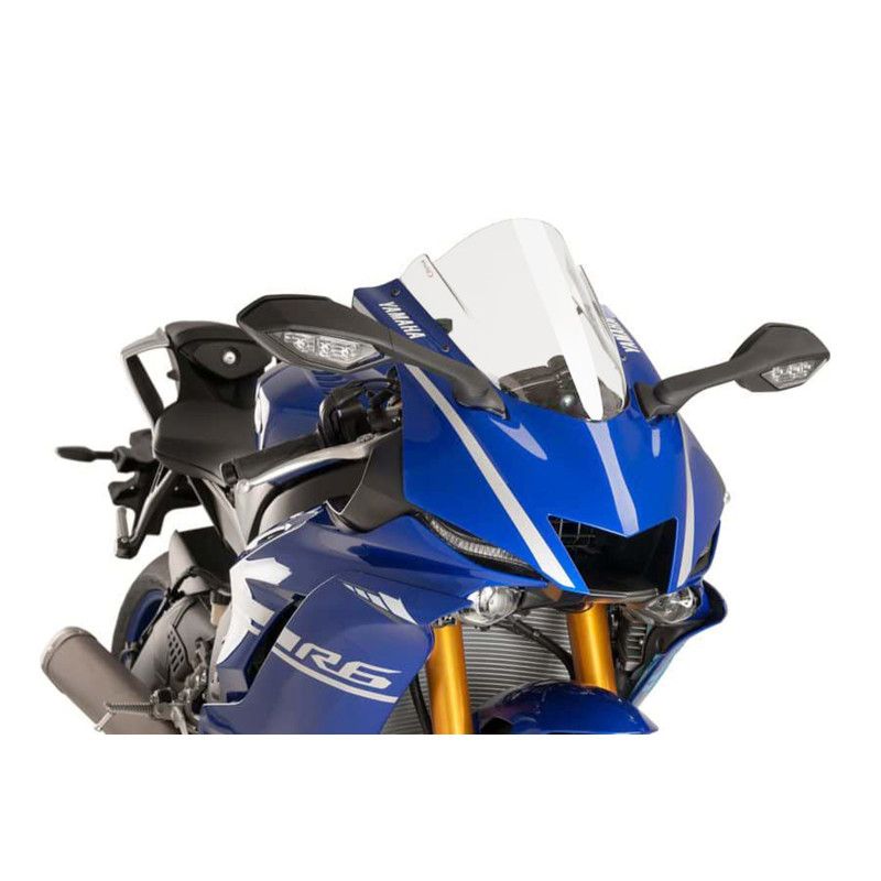 puig z racing windshield for yamaha yzf r6 race 2025 clear