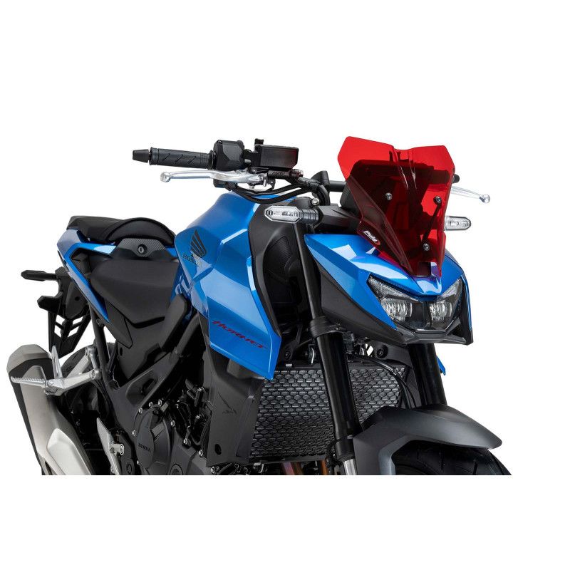 puig naked ng sport windshield for honda cb750 hornet 2025 red