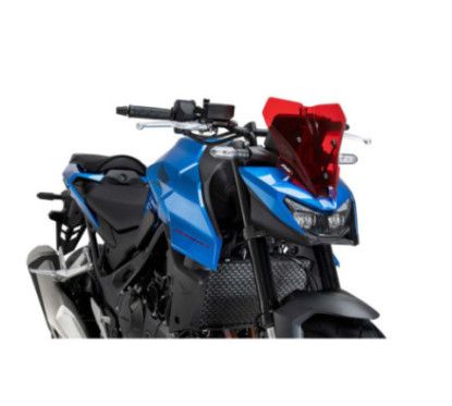 puig naked ng sport windshield for honda cb750 hornet 2025 red