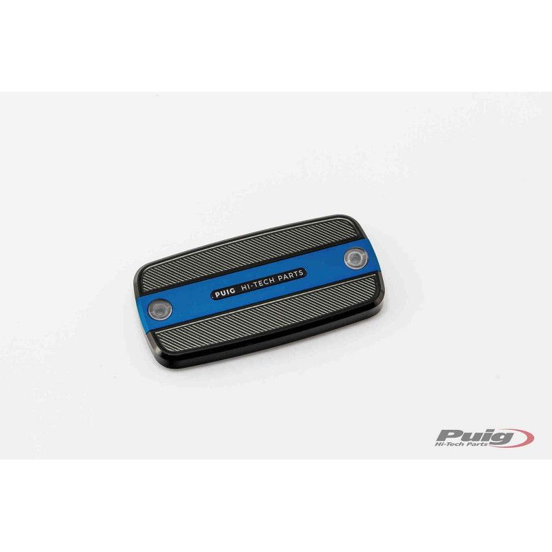 Bouchon de reservoir de liquide d'embrayage avant Puig pour Honda CB750 Hornet 2025, bleu