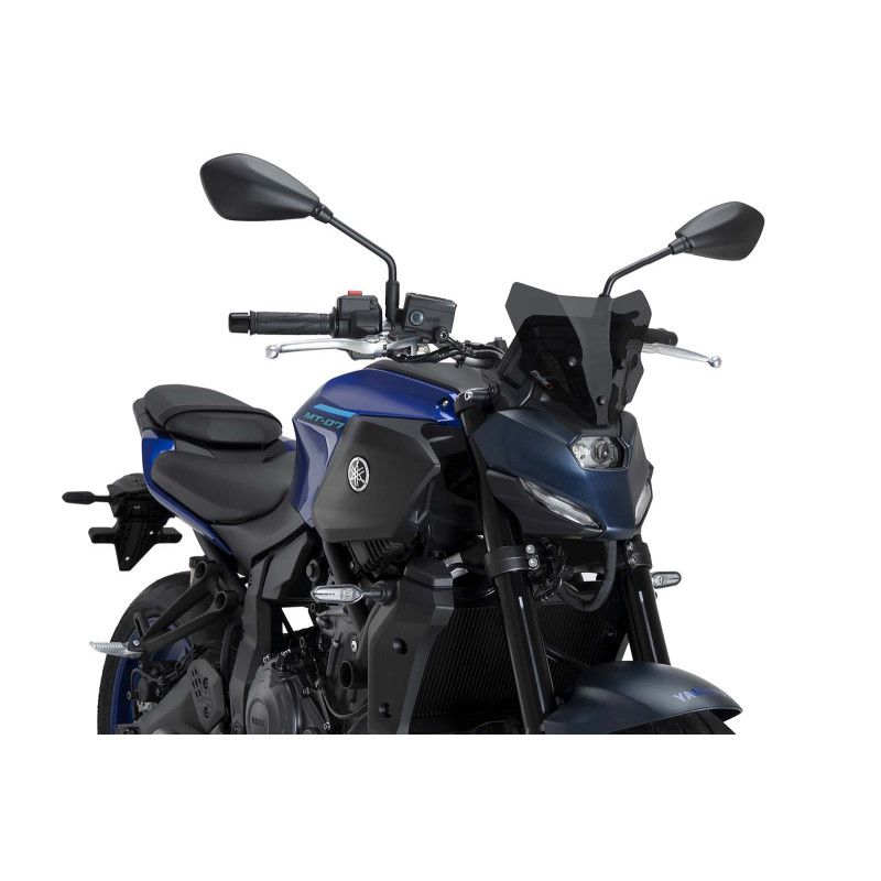 puig naked ng sport screen for yamaha mt 07 2025 dark smoke