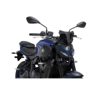 puig naked ng sport screen for yamaha mt 07 2025 dark smoke