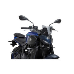 Bulle sport Puig Naked NG pour Yamaha MT-07 25-26, teinte fumEe claire
