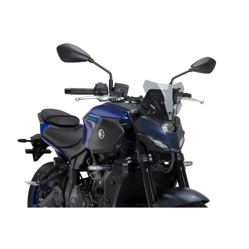 puig naked ng sport screen for yamaha mt 07 2025 light smoke