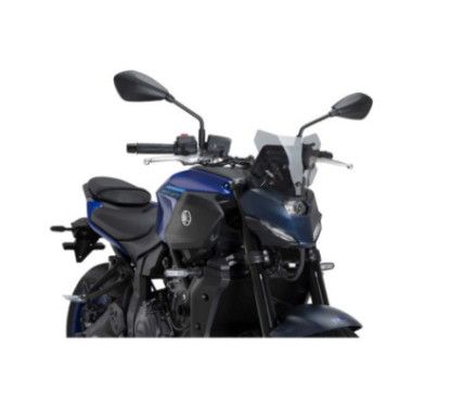 puig naked ng sport screen for yamaha mt 07 2025 light smoke