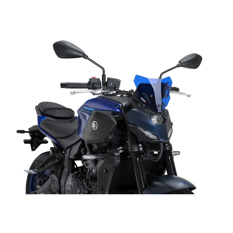 Bulle Puig Naked NG Sport pour Yamaha MT-07 2025 Bleu