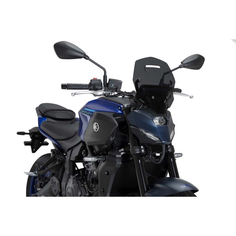 puig naked ng touring screen for yamaha mt 07 2025 dark smoke