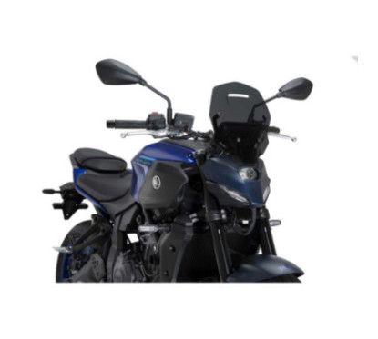 puig naked ng touring screen for yamaha mt 07 2025 dark smoke