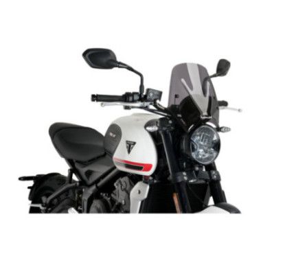 puig naked ng sport windshield for triumph trident 660 2025 dark smoke