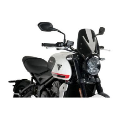 Bulle sport Puig Naked NG pour Triumph Trident 660 2025 noire