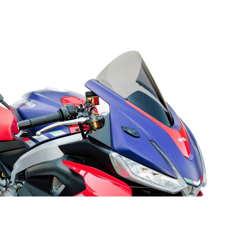 racingbike racing hp windshield for aprilia rs 660 2025 dark smoke