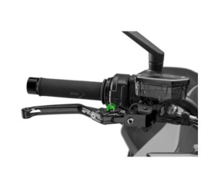 Levier de frein pliable Puig 4.0 selecteur noir et vert